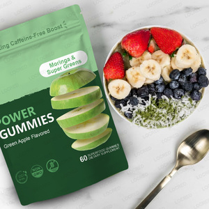 Grosir suplemen energi Gummies OEM <span class=keywords><strong>Moringa</strong></span> & <span class=keywords><strong>Super</strong></span> hijau dengan <span class=keywords><strong>Moringa</strong></span>, penguat energi alami bebas kafein - Product Image 6