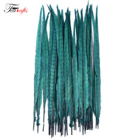 Plumes de carnaval artificielles pour décor de maison, 50-55cm, plumes de queue de faisan, teinte naturelle pour cheveux artisanaux