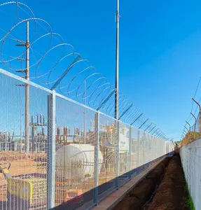 Распродажа, защита от восхождения в Южной Африке, тюремные ограждения, панели 358 высокого уровня безопасности, ограждения для восхождения