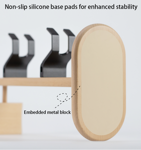 Điều khiển trò chơi đứng tai nghe hiển thị đứng gỗ rắn PS4/ps5 đứng - Product Image 3