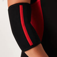 Manchons de protection pour coudes en néoprène CFW avec logo personnalisé, haute qualité, pour haltérophilie et soulevé de terre, 5 mm et 7 mm, caractéristiques extérieures robustes, protection professionnelle