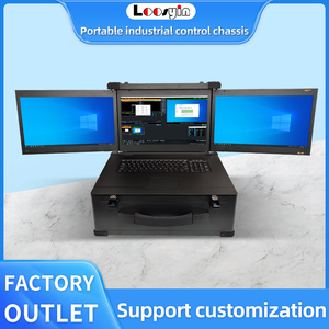 Ordinateur portable robuste à châssis industriel à 7 emplacements avec affichage 17.3 pouces Full HD 1080p à 3 écrans OEM ODM en stock - Product Image 2