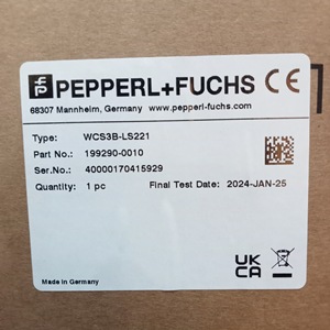 เครื่องอ่านบาร์โค้ด Pepperl+Fuchs รุ่น WCS3B-LS221H-OM 24 โวลต์ 12 แอมป์ อุปกรณ์อุตสาหกรรม ผลิตในเยอรมนี - Product Image 2