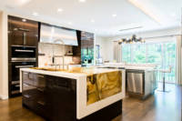 CBMMart Armoire de cuisine moderne italienne laquée blanche très brillante Armoire de cuisine modulaire prête à assembler