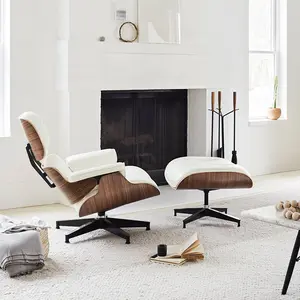 YIPJ italiano sofá silla de diseñador individual giratorio salón sala de estar silla de oficina de cuero