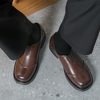 Hochwertige Designer-Herren-Formelle Slipper aus PU-Leder, Atmungsaktive Hochzeitsschuhe, Langlebige Alltags- und Fahrschuhe