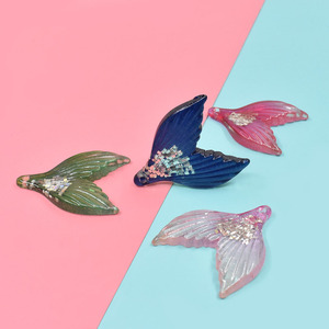 Nuevos Accesorios de Manualidades con Brillantina, Cabujones de Resina con Diseño de Cola de Sirena para Manualidades - Product Image 3