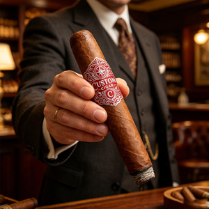 Étiquettes personnalisées pour cigares, étiquettes d'emballage, bande de cigare en feuille d'or gaufrée, étiquette de bague de cigare personnalisée de bonne qualité - Product Image 3