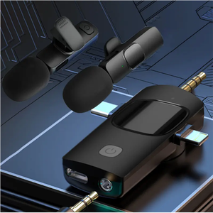 Mini Micrófono Inalámbrico K15 con Cancelación de Ruido, Tipo C, Condensador, de Solapa, para Grabación, Podcast, Transmisión en Vivo y Vlog - Product Image 4