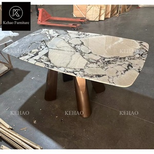 <span class=keywords><strong>Table</strong></span> de salle à manger italienne moderne de luxe <span class=keywords><strong>Table</strong></span> de salle à manger en marbre <span class=keywords><strong>pour</strong></span> <span class=keywords><strong>8</strong></span> <span class=keywords><strong>personnes</strong></span> <span class=keywords><strong>Table</strong></span> de salle à manger rectangulaire personnalisée en usine - Product Image 6