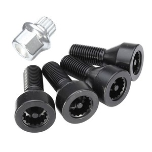 Kit de tuercas y pernos de bloqueo de rueda para BMW M12 X1.5 36136786419, piezas de repuesto de hierro negro - Product Image 2