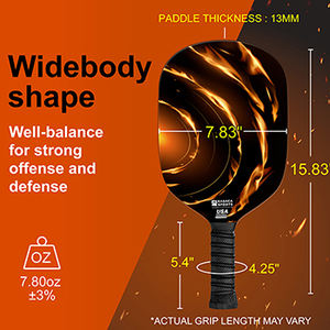 ไม้พายหมุนรับแรงกระแทกพร้อมด้ามจับยาว T700ในร่ม/กลางแจ้ง - Product Image 4