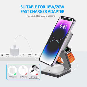 <span class=keywords><strong>Cargador</strong></span> Inalámbrico Magnético Portátil de Alta Calidad en Oferta, <span class=keywords><strong>Cargador</strong></span> de Escritorio Plegable de Carga Rápida de 15 W para iOS y <span class=keywords><strong>Android</strong></span> - Product Image 6