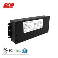 Alimentation LED à tension constante 12V 24V 48V AC-DC, boîtier de raccordement LED à gradation 0-10V, driver 150W pour éclairage LED