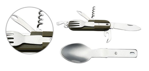 <span class=keywords><strong>Utensilios</strong></span> de <span class=keywords><strong>Cocina</strong></span> Plegables de Acero Inoxidable para Acampar, con Bolsas de Almacenamiento - Product Image 2