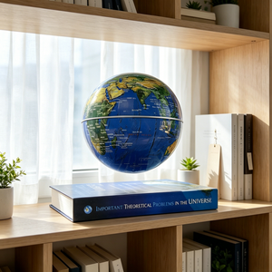 360 °   Globo terráqueo flotante y giratorio con forma de libro, luz nocturna, lámpara de globo levitante magnética para decoración del hogar infantil - Product Image 2