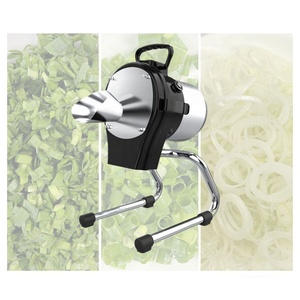 Machine à couper les légumes électrique portable efficace, coupe-échalotes et ciboulette commercial pour cafétéria - Product Image 5