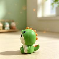 Figurine Chibi Dinosaure en PVC, Mignonne, de Collection, Décoration de Bureau ou de Voiture, Cadeau – Vente en Gros à Prix Réduit
