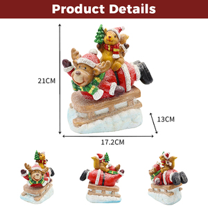 Decorazioni Natalizie per la <span class=keywords><strong>Casa</strong></span> 2026, Ornamenti Personalizzati a Forma di Albero di Natale e Renna, Nuovi Regali - Product Image 6