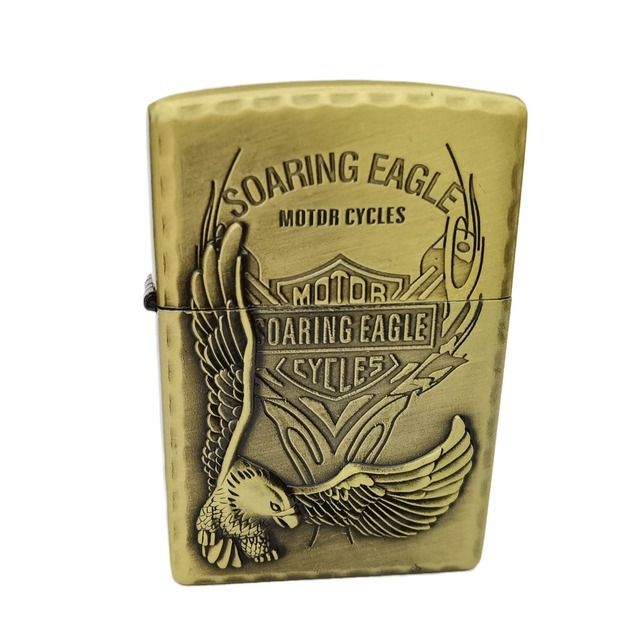 Creative Personality Gift Metal Cigarette Lighter Embossed Eagle Series Cigar Smoke Breeze Kerosene Lighter