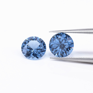 Espinela azul sintética de espinela cultivada en laboratorio de piedras preciosas sueltas de alta calidad 120 # piedra espinela de corte brillante redondo para joyería - Product Image 1