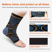 Shiwei – Fournisseur direct : Nouvelles attelles de cheville tricotées, élastiques, respirantes et antidérapantes pour la protection des entorses et le maintien de la forme physique