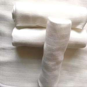 Kunden spezifische 50*70cm Doppels chicht Gaze Musselin Baumwolle Baby wasch bar natürliche atmungsaktive Stoff windeln Wieder verwendbare Windel Prefold Windel - Product Image 6
