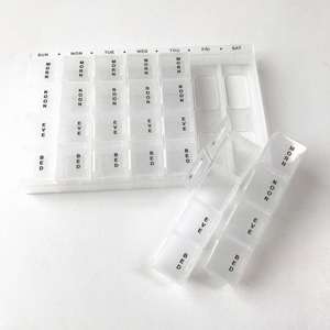 Organizador de Pastillas Semanal Colorido de 7 Días y 28 Compartimentos, Caja de Almacenamiento de Medicamentos - Product Image 4