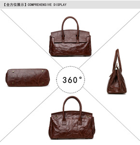 Nouveaux sacs bandoulière de créateur tendance en cuir véritable de haute qualité, sacs messager décontractés, sacs fourre-tout et sacs à main pour femmes - Product Image 4