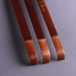 Bamboo Back Scratchers Hand Carved With Floral Design Antique Collectible Craft Gift - Product Image 3