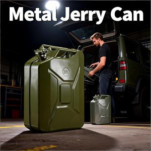 Sofort Lieferbar Direkt ab Werk Metall-Benzinkanister Jerry Can Kraftstofftank für Notfall-Kraftstofflagerung Jerrycan zum Verkauf Gallone WW2 - Product Image 1