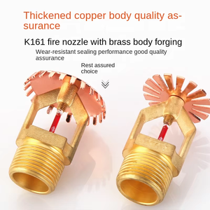 Tête de sprinkler en laiton DN15 1/2 pouce pour incendies de classe A et B, construction en alliage durable - Product Image 4