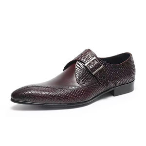 Men's Leather Pointed Toe <b>Waterproof</b> Office <b>Shoes</b> for All Seasons-Anti-Slip Business Casual Work <b>Shoes</b> - Product Image 6
