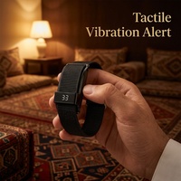 Bracelet connecté Tasbih avec compteur, cadeau musulman arabe SQ968, suivi de santé, suivi du sommeil, réveil, surveillance de la fréquence cardiaque et de l'oxygène sanguin