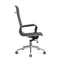 Chaise de bureau ergonomique en cuir, siège de salle de réunion, de réunion, siège de table, pour invités