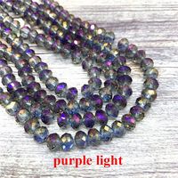 Perles à facettes en cristal Transparent coloré, accessoires de bijouterie, à la mode, vente en gros