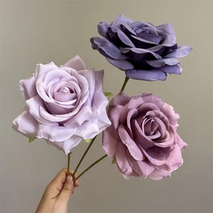 CM-TH1194 einzelne Kopf <span class=keywords><strong>Rose</strong></span> 20 Farben <span class=keywords><strong>Rose</strong></span> künstliche Blumen arrangement für Hochzeit - Product Image 6