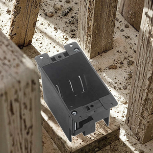 Interruptor eléctrico de PVC de una sola banda tipo americano/caja de salida Receptáculo de corte de trabajo antiguo/caja de conexiones de salidas USB - Product Image 4