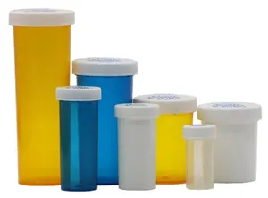 OEM HDPE Plastic Bottle With CRC Cap For Medical Pill Capsule Pharmaceutical Vitamin Biodegradable Plastic Box