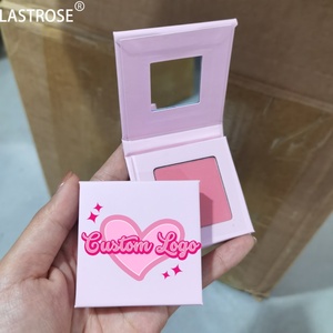 Paleta de Rubor Individual <span class=keywords><strong>Rosa</strong></span>, Rubor en Polvo Compacto de Marca Privada, Tinte Facial de Alta Pigmentación, Rubor de Maquillaje Diario - Product Image 1