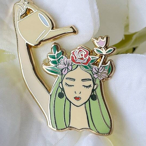Muestra gratis alfileres <span class=keywords><strong>de</strong></span> esmalte duro personalizados encantos Etiqueta <span class=keywords><strong>de</strong></span> Metal amante regalo planta <span class=keywords><strong>señora</strong></span> broches insignia Pin <span class=keywords><strong>de</strong></span> esmalte suave - Product Image 2