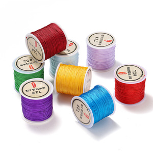 Jade Thread 0.8mm 10m Polyester DIY Hand Weaving <b>Rope</b> For Chinese Knot Pendants Accessories Wholesale - Product Image 2