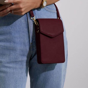 Sacs de luxe en <span class=keywords><strong>cuir</strong></span> avec logo personnalisé pour téléphone portable <span class=keywords><strong>sac</strong></span> à bandoulière <span class=keywords><strong>sac</strong></span> de messager pour femmes filles dames - Product Image 3