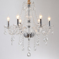 Janelove Style Européen Classiques Lustre En Verre Cristal Transparent Extérieur Hôtel Décorations De Mariage Événement