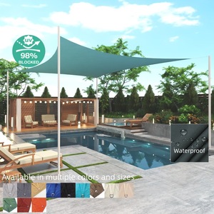 Vela de Sombra Rectangular 2x3m HDPE con Protección UV, Impermeable, para Exteriores - Product Image 3