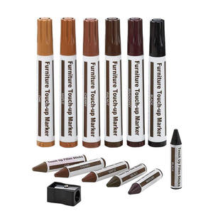 Bview Art <span class=keywords><strong>Kit</strong></span> de réparation pour meubles Marqueurs de bois et bâtons de cire avec <span class=keywords><strong>kit</strong></span> d'affûtage pour taches, rayures, planchers de bois, tables, bureaux, - Product Image 2