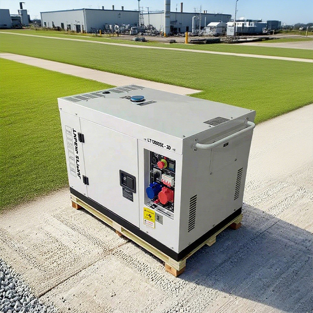 Fully Automatic 9.5kw diesel Generator Set Single Phase 220v Three Phase 380v Household Silent Outdoor Emergency Generator