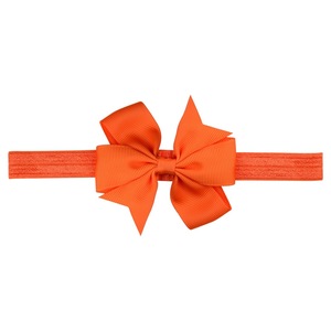 Ikat kepala bayi pita Grosgrain 40 warna mode anak perempuan warna polos permen ikat kepala anak-anak grosir - Product Image 3
