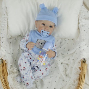 Lifereborn Sweet Baby <span class=keywords><strong>Reborn</strong></span> Doll Silicona Vinilo 3D Pintado Realista <span class=keywords><strong>Bebe</strong></span> <span class=keywords><strong>Reborn</strong></span> Newborn Doll para la venta - Product Image 4
