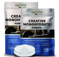 Créatine monohydrate pure en poudre Halal ISO 22000 pour adultes, non destinée aux femmes enceintes, instantanée, HACCP, GMP, OEM, vente en gros, ODM